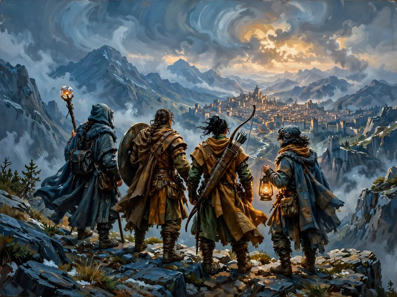 Arte conceptual ilustrativo exclusivo para la ficha de Baldur's Gate 3; no es la portada oficial del juego