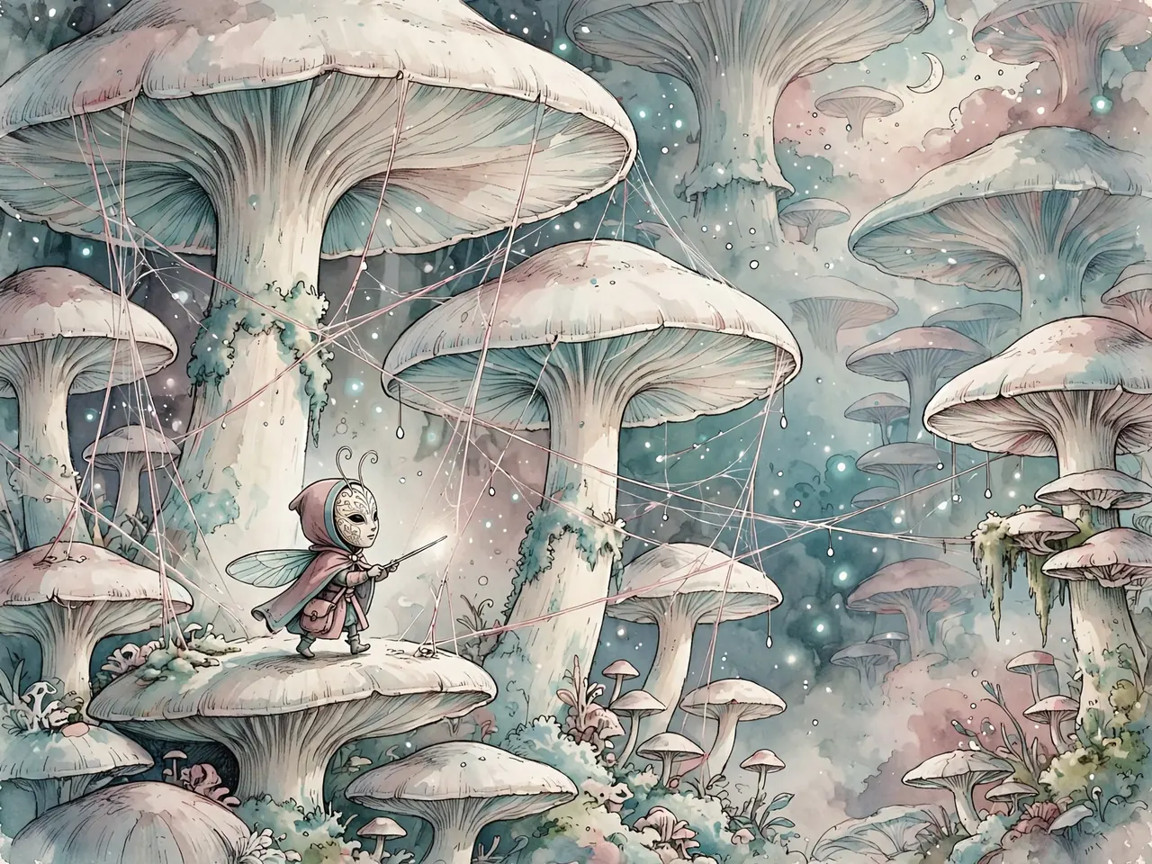 Arte conceptual ilustrativo exclusivo para la ficha de Hollow Knight: Silksong; no es la portada oficial del juego