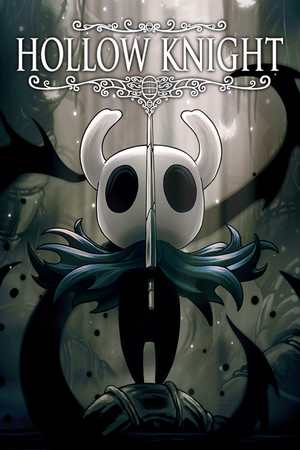 Portada oficial de Hollow Knight, imagen de la ficha de Steam.