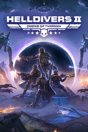 Portada oficial de HELLDIVERS 2, imagen de la ficha de Steam.